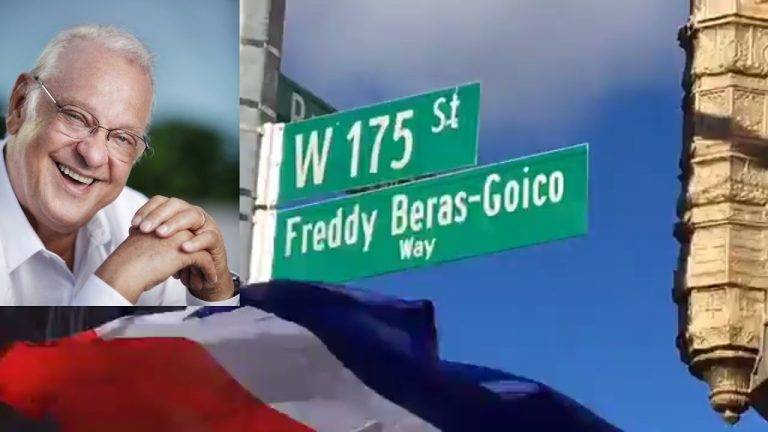 VIDEO: Hoy pusieron nombre de Freddy Beras Goico a la calle 175 Broadway en New York