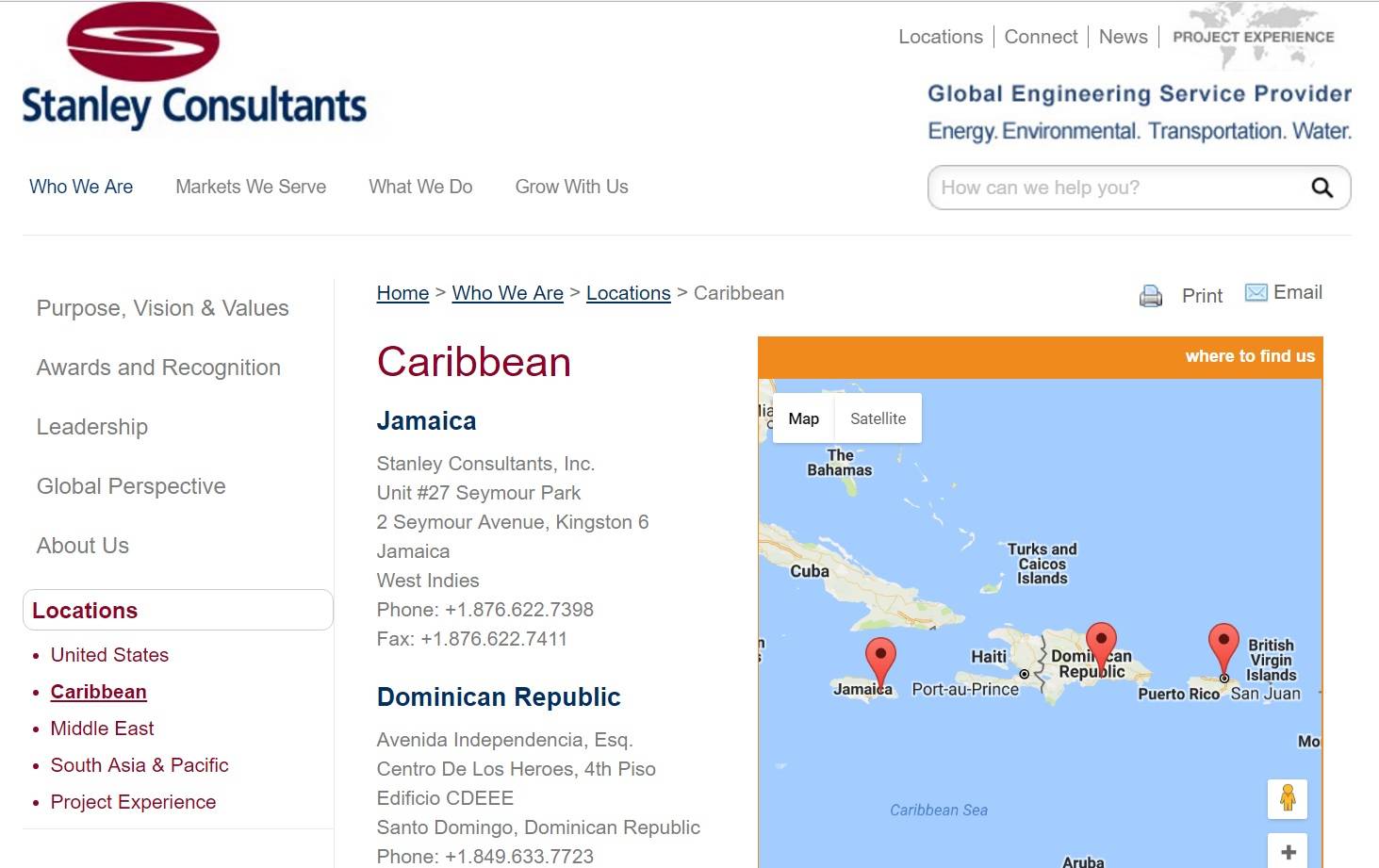 La «prestigiosa firma» que avala el proyecto de Punta Catalina tiene sus oficinas en el país en la misma CDEEE