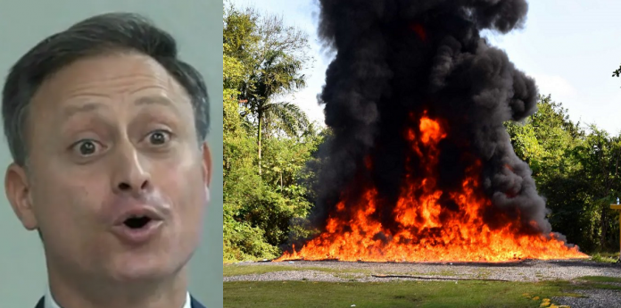 Yeni Berenice dice en gestión de Jean Alain se quemaron documentos en lugar donde se incineran drogas