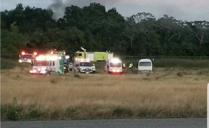 Confirman varios fallecidos en accidente aéreo en Aeropuerto Las Américas