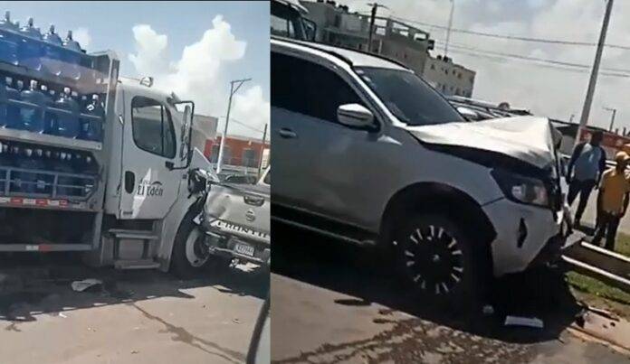 Se registra otro choque múltiple en Bávaro horas después de accidente que dejó dos turistas fallecidos