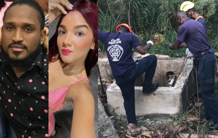 Dentro de pozo séptico sellado con cemento hallan cuerpos en descomposición de pareja desaparecida en La Guáyiga