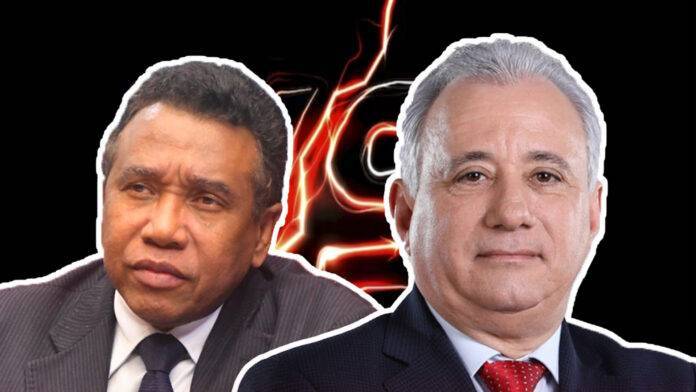 Senadores Félix Bautista y Antonio Taveras se enfrentan en hemiciclo por autoría de Proyecto de Ley de Extinción de Dominios