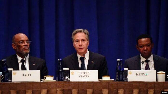 EEUU promete100 millones de dólares para misión multinacional de seguridad en Haití