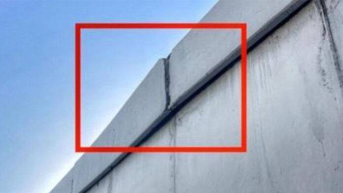 Otra pared del desnivel de la Av. 27 de Febrero con Máximo Gómez podría colapsar; ciudadano denunció condiciones en enero