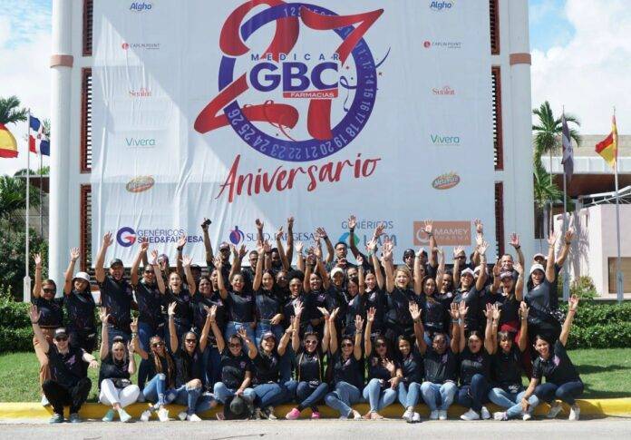 Más de 2,500 colaboradores de GBC Farmacias celebran 27 años de la fundación de la empresa farmacéutica