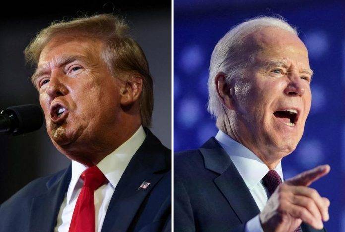 Trump y Biden, candidatos presidenciales para las elecciones de 2024