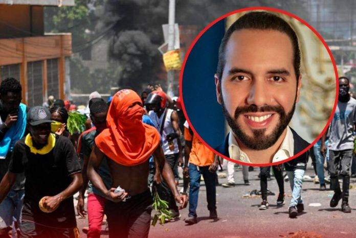 Bukele: Podría arreglar situación de Haití si Naciones Unidas y Gobierno de Haití lo acepta