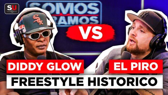 El Piro vs Diddy Glow: freestyle histórico en lanzamiento del programa Somos Urbanos