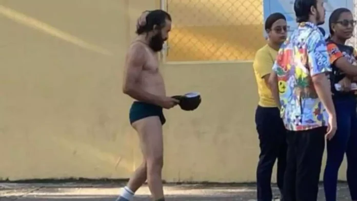 Incidente Inusual en las Elecciones: Ciudadano asiste en Boxer al Recinto de Votación