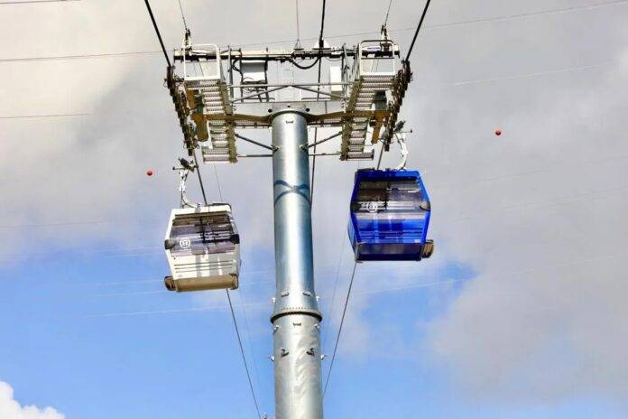 Teleférico de Los Alcarrizos fuera de servicio hasta el 28 de junio por mantenimiento