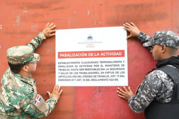 Ministerio de Trabajo dispone paralización de 11 empresas por «peligro inminente» para trabajadores
