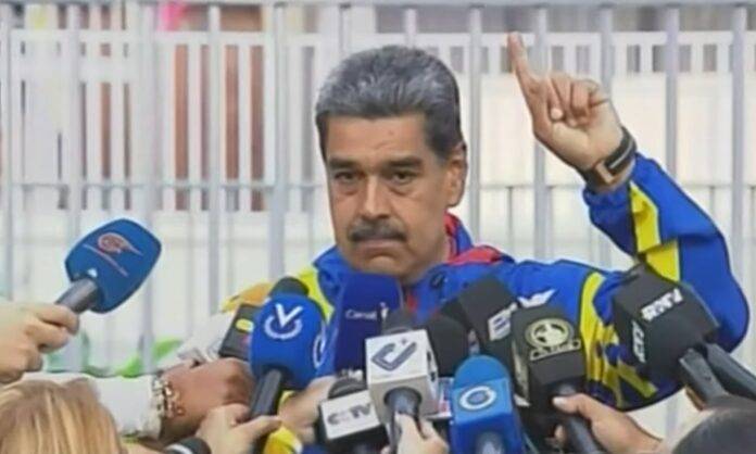 Nicolás Maduro evita preguntas sobre el reconocimiento de resultados y dice que Él es el único candidato perseguido y baneado