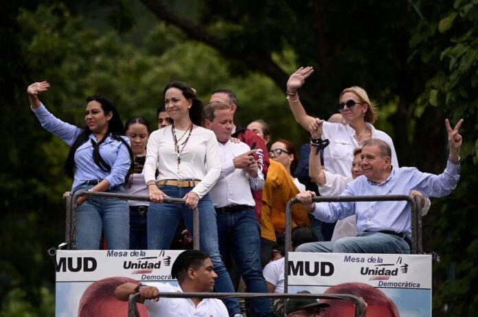 Líderes de la Oposición Venezolana Protestan Contra Fraude Electoral de Maduro