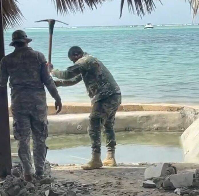 Autoridades responden a denuncia de Somos Pueblo sobre extracción y construcción ilegal en playa de Boca Chica