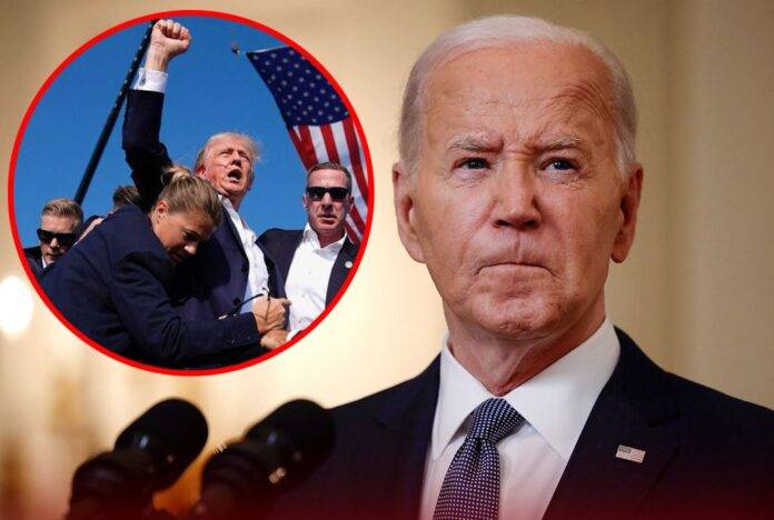 Biden condena el atentado contra Trump y se alegra de que esté “bien”