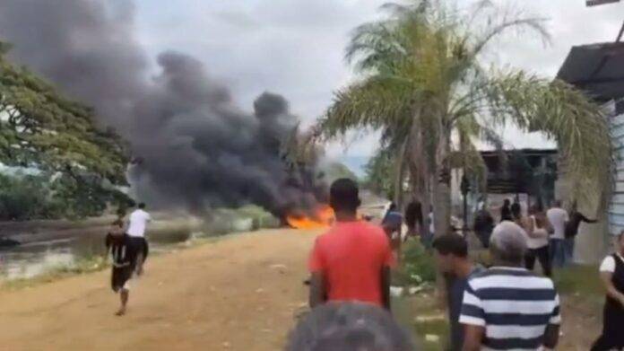 Protestas en Santiago Oeste por falta de servicios básicos dejan siete detenidos