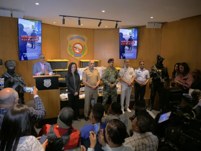 Presuntos líderes de la red de narcotráfico desmantelada en la Operación Búfalo NK