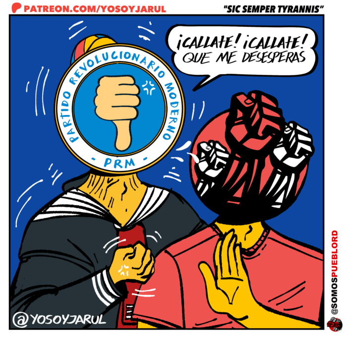 Caricatura Sic Semper Tyrannis de Yosoyjarul 17 enero 2025