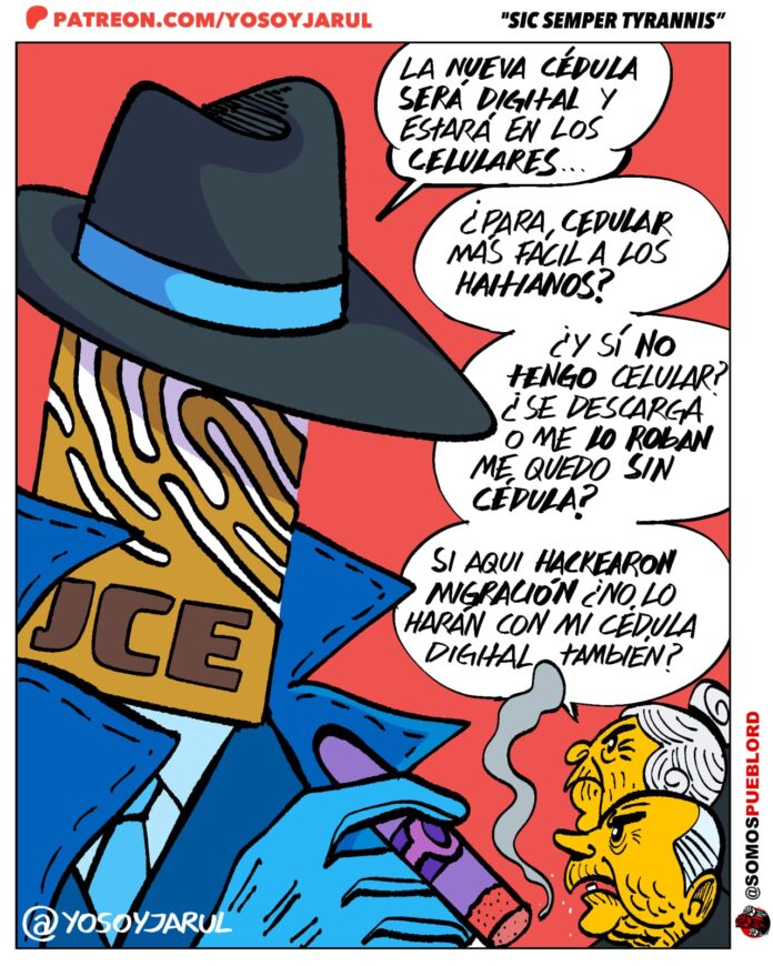 Caricatura Sic Semper Tyrannis de Yosoyjarul 23 enero 2025