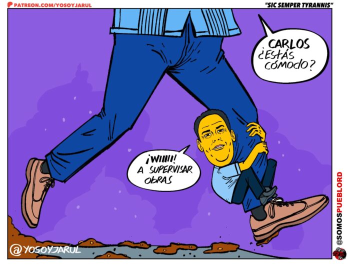 Caricatura Sic Semper Tyrannis de Yosoyjarul 27 enero 2025