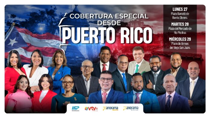 Grupo de Medios Panorama da inicio a su transmisión especial desde la Isla del Encanto. Puerto Rico