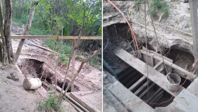 Autoridades calculan que túnel clandestino en la frontera México-EEUU estuvo en operación por dos años