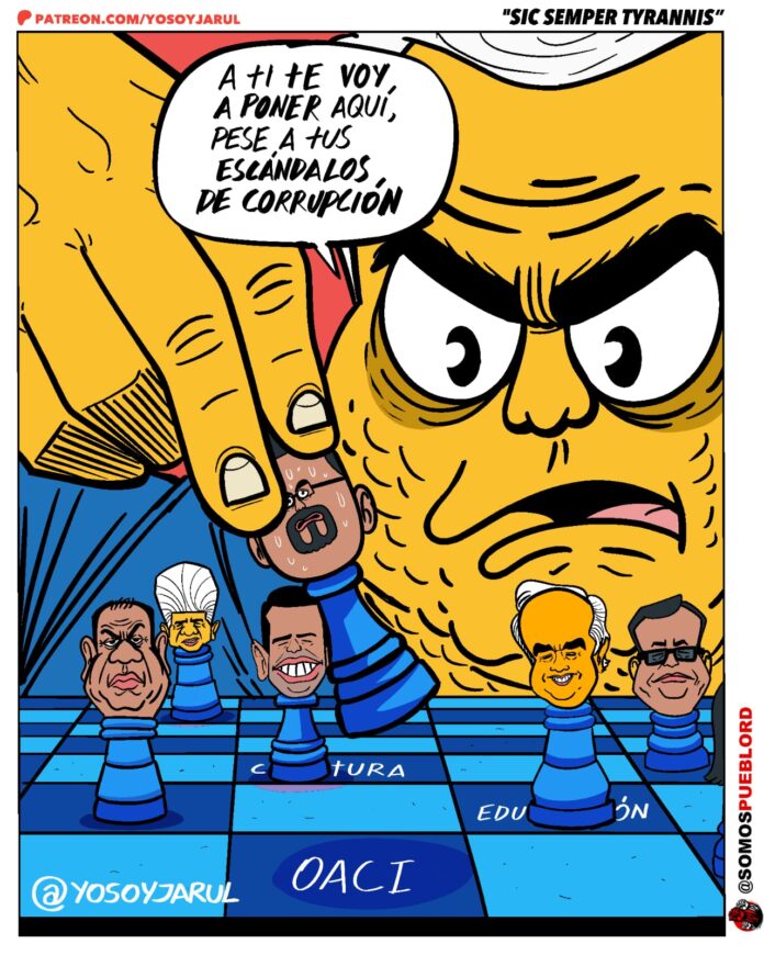 Caricatura Sic Semper Tyrannis de Yosoyjarul 03 Febrero 2025