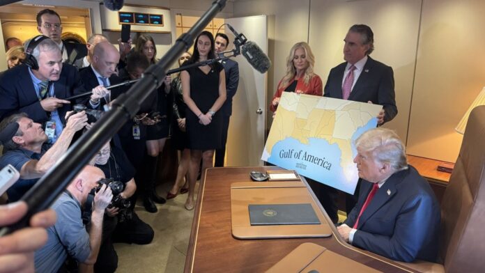 Donald Trump declara el 9 de febrero como el “Día del Golfo de América” y desata polémica