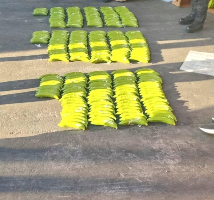 La DNCD frustra envío de droga camuflada en «bananos» de cerámica