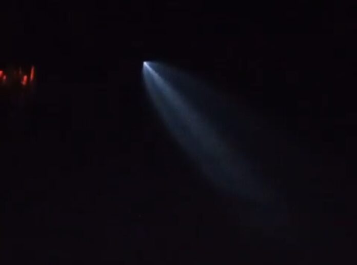 Cohete Falcon 9 de SpaceX es avistado en República Dominicana antes de aterrizar en Las Bahamas