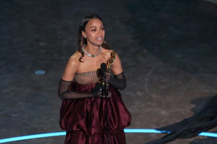 Zoé Saldaña: «Soy la primera dominicana en ganar un Óscar, pero no seré la última»