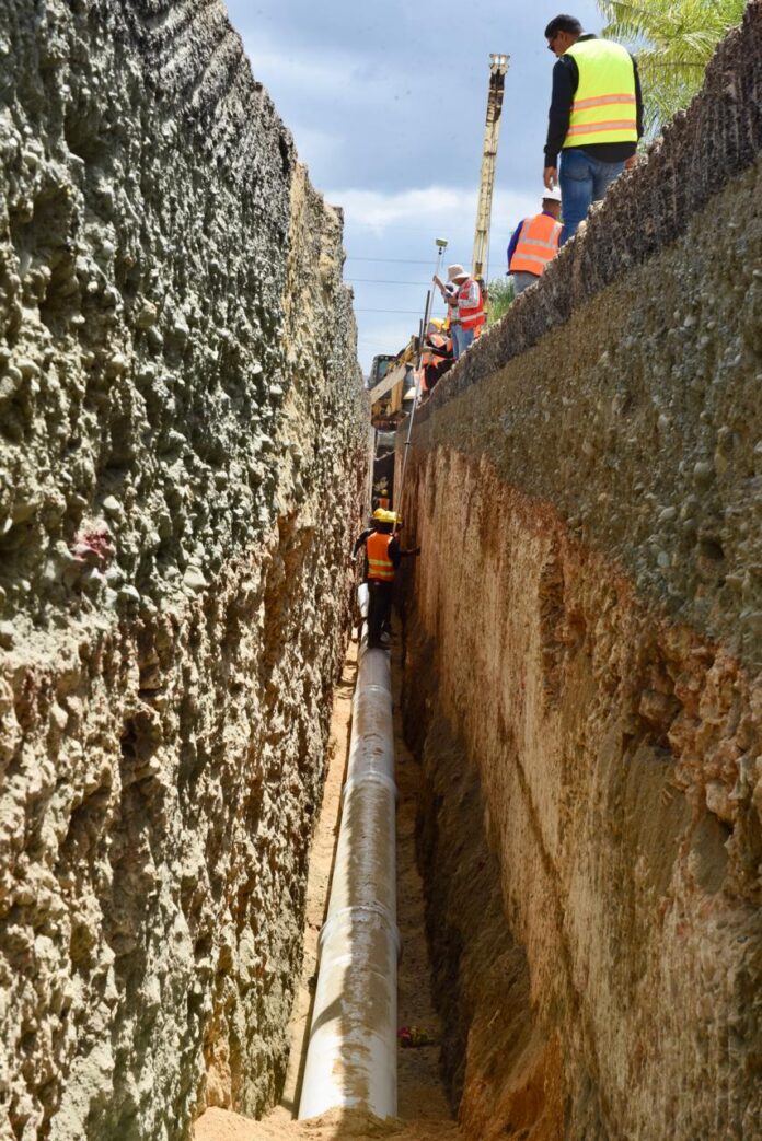 CAASD avanza a buen ritmo trabajos de alcantarillado sanitario localidades de SDE