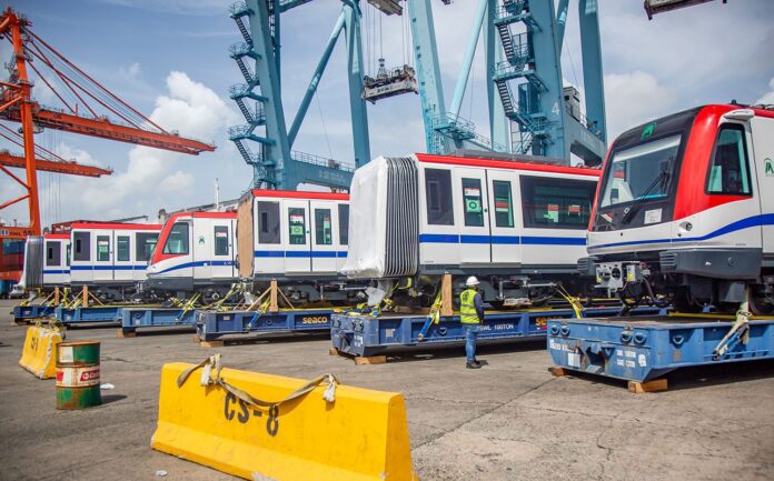 OPRET prueba trenes de seis vagones en la Línea 1 del Metro de Santo Domingo.