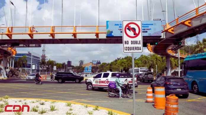 Digesett implementa plan para reducir giros indebidos a la izquierda en el Distrito Nacional