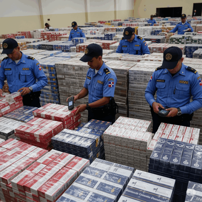 Cigarrillos lideran las incautaciones por contrabando en República Dominicana.