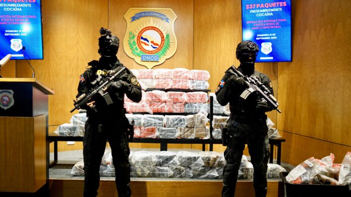 RD y EE. UU. ejecutan histórica operación conjunta contra el narcoterrorismo y decomisan 377 paquetes de presunta cocaína