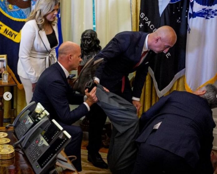 Ejecutivo de Novo Nordisk se desmaya durante rueda de prensa en la Casa Blanca