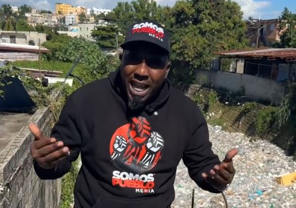 Cañada de Guajimia inundada de foam