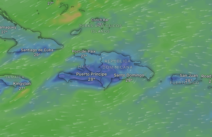 Aguaceros continuarán hoy por vaguada
