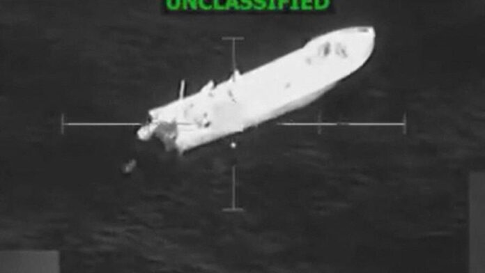 EEUU destruyó narcolancha en el Caribe, según medios locales