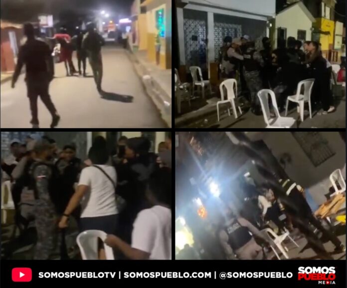 Denuncian atropello policial en ensanche Bermúdez, en Santiago