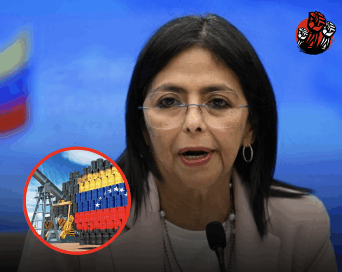 Delcy Rodríguez: «El narcotráfico era la excusa, el motivo real era el petróleo»