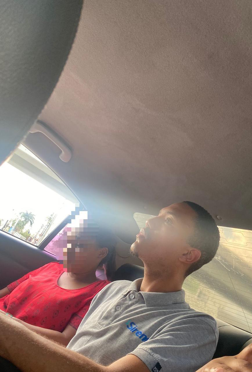 Enfermo sexual se masturba en pleno carro público en la autopista Duarte