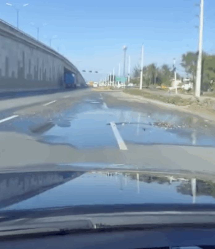 Denuncian malas condiciones en tramo recién inaugurado de la Av. Las Américas con Av. Ecológica