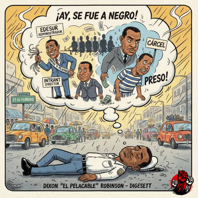 Dixon Robinson, de pelacable y tráfico a funcionario público