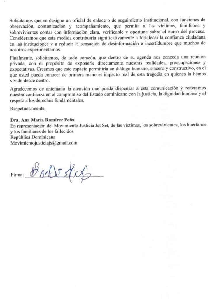 COMUNICADO PUBLICO Movimiento Justicia Jet Set Hace mas de un mes fue remitida esta comunicacio 2