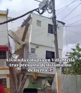 ¡Tragedia en Villa Mella! Vivienda colapsa en Casa Vieja tras deslizamiento de tierra
