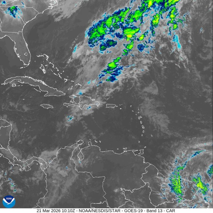 Frente frío provocará fuertes aguaceros y tormentas eléctricas sobre gran parte del país