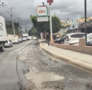 Denuncian abandono de la vía principal de Pantoja tras ser intervenida y dejada a medias